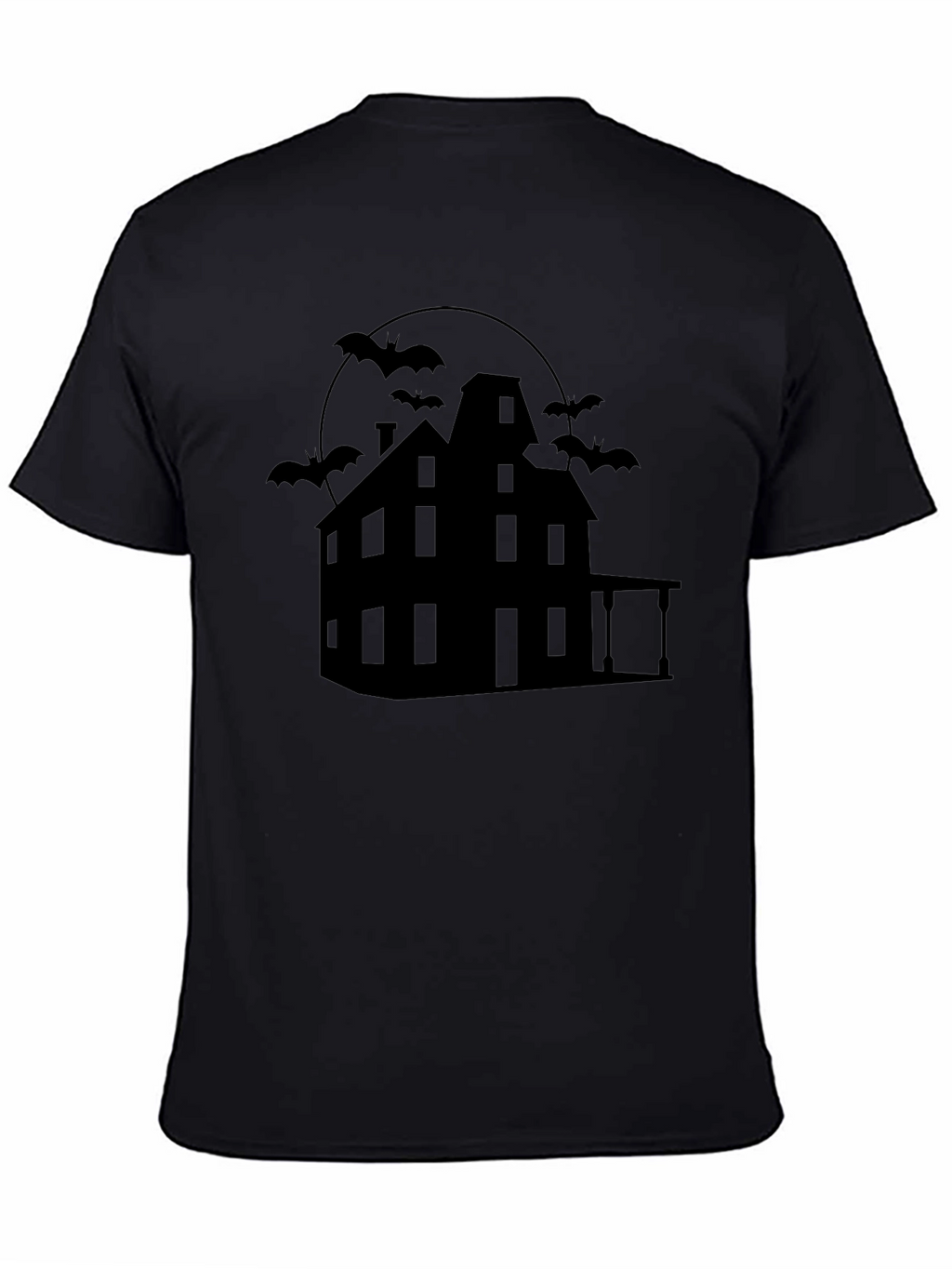 Spooky Haunted House Graphic Tee