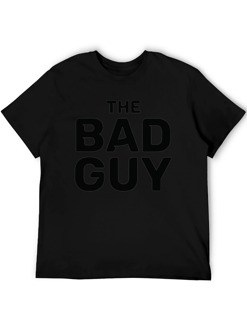 The Bad Guy Mens Black Graphic Tee
