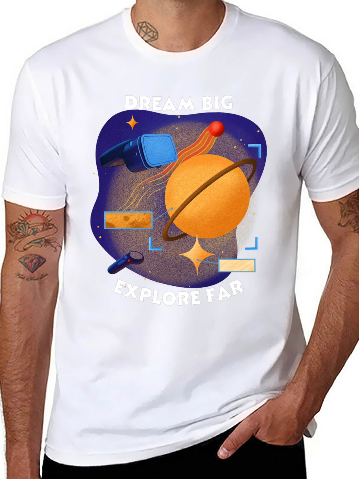 Dream Big Explore Far Graphic T-Shirt