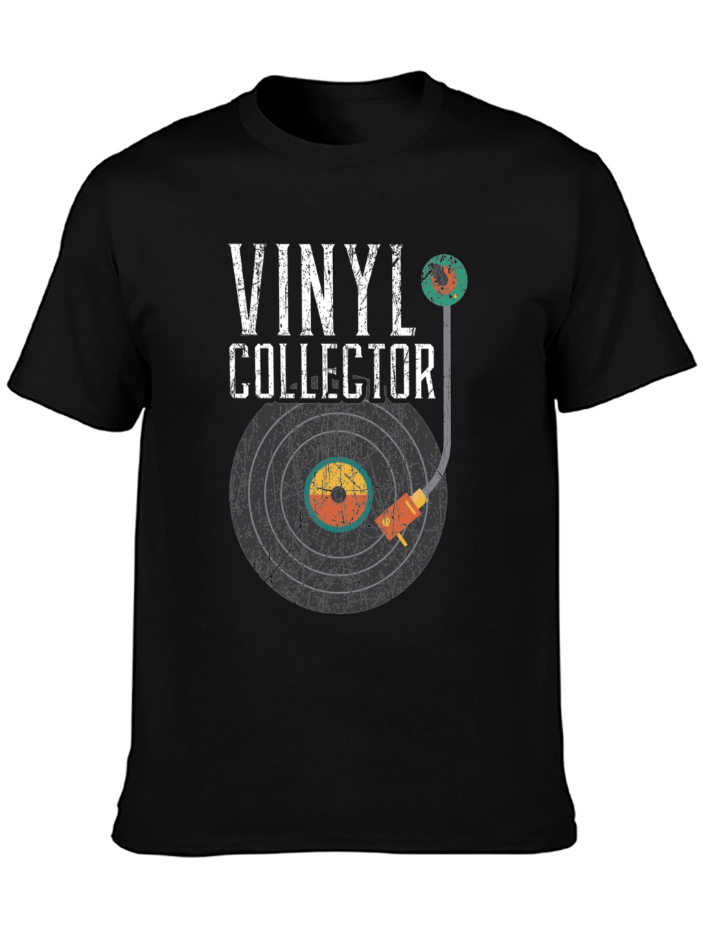 Vinyl Collector Graphic Tee - Music Lover T-Shirt