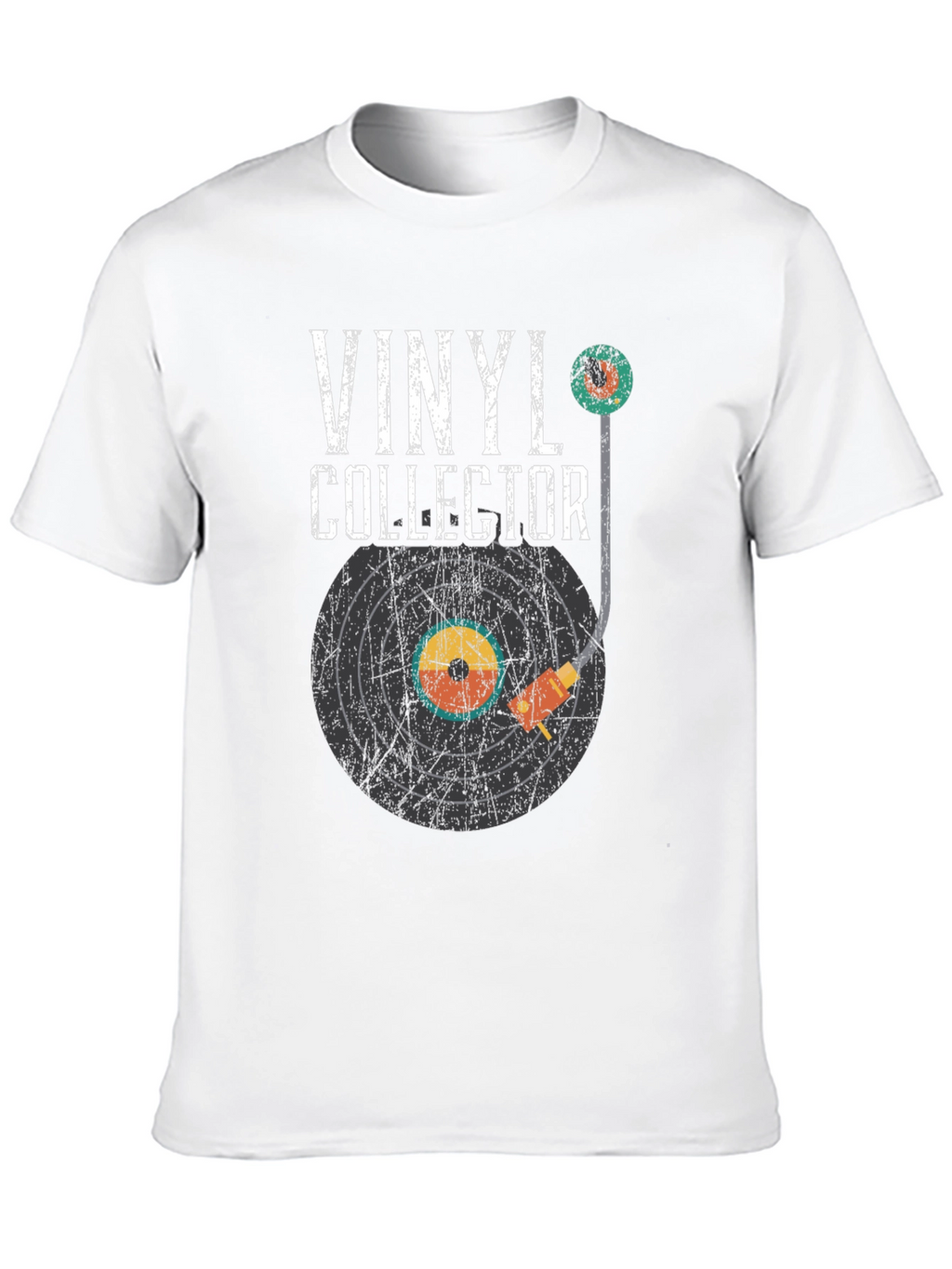 Vinyl Collector Graphic Tee - Music Lover T-Shirt