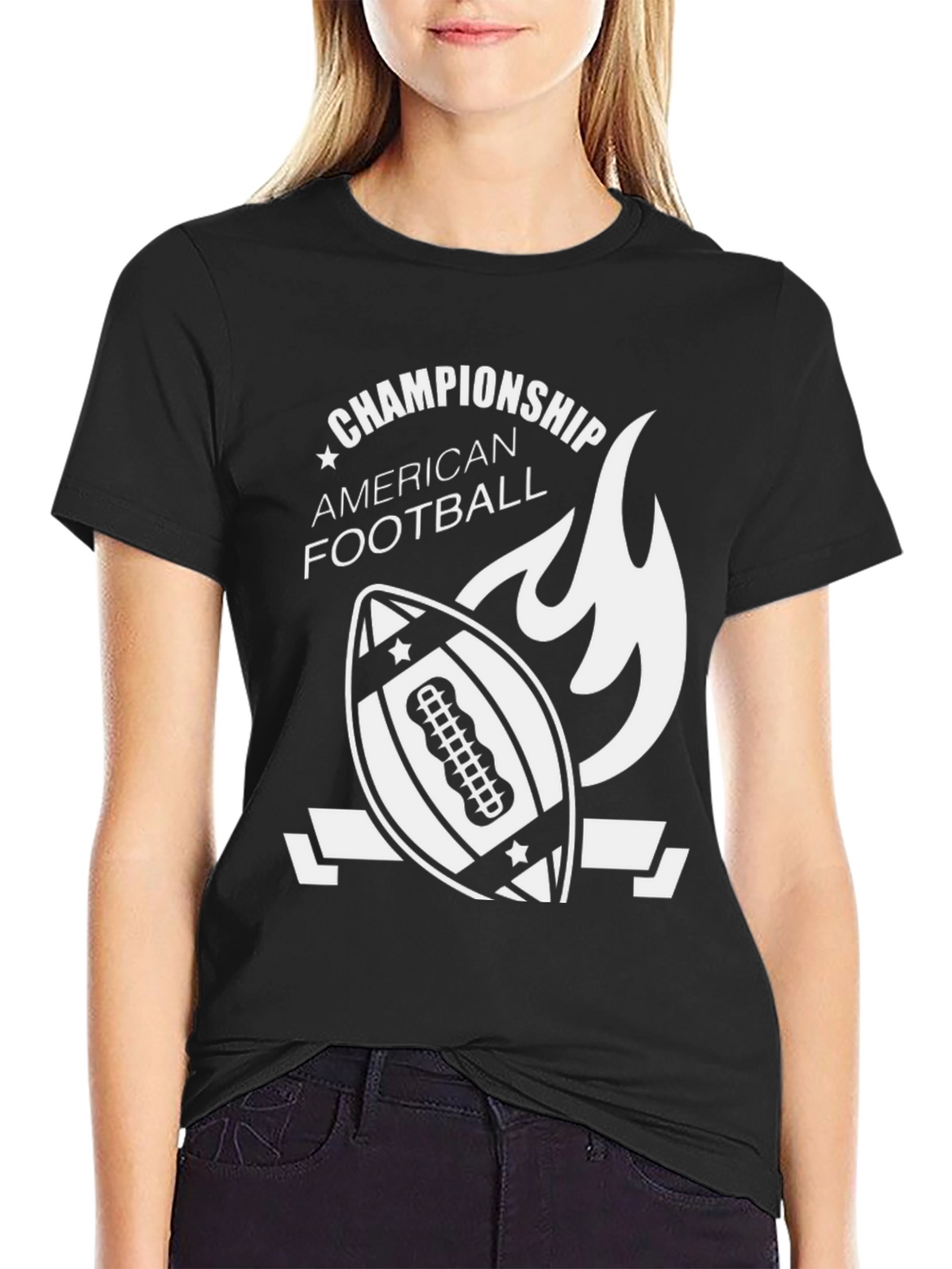 Championship American Football Graphic T-Shirt