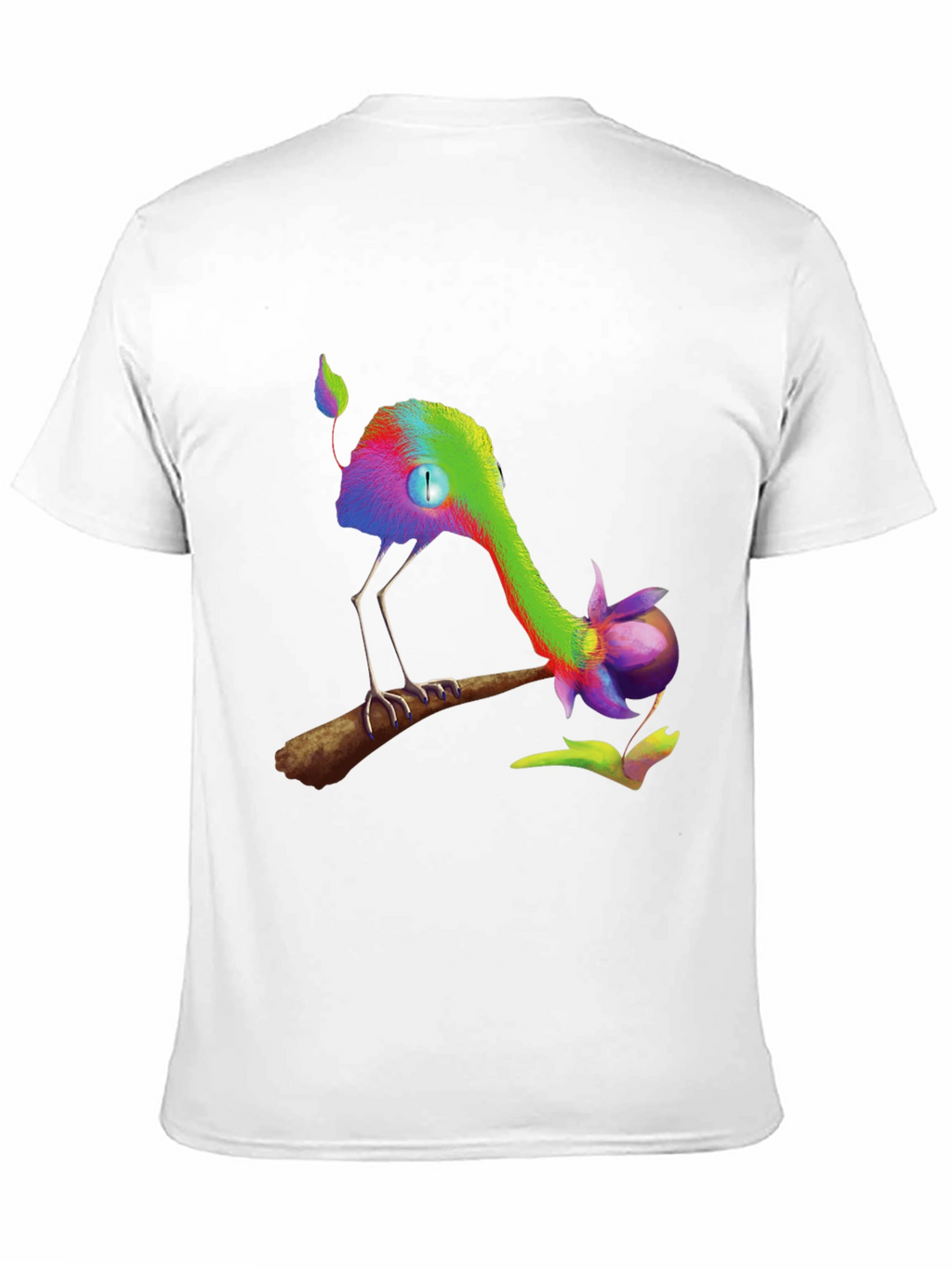 Whimsical Creature Graphic Black T-Shirt
