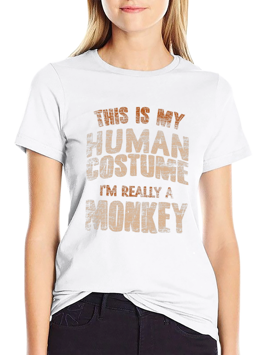 Human Costume Monkey Tee
