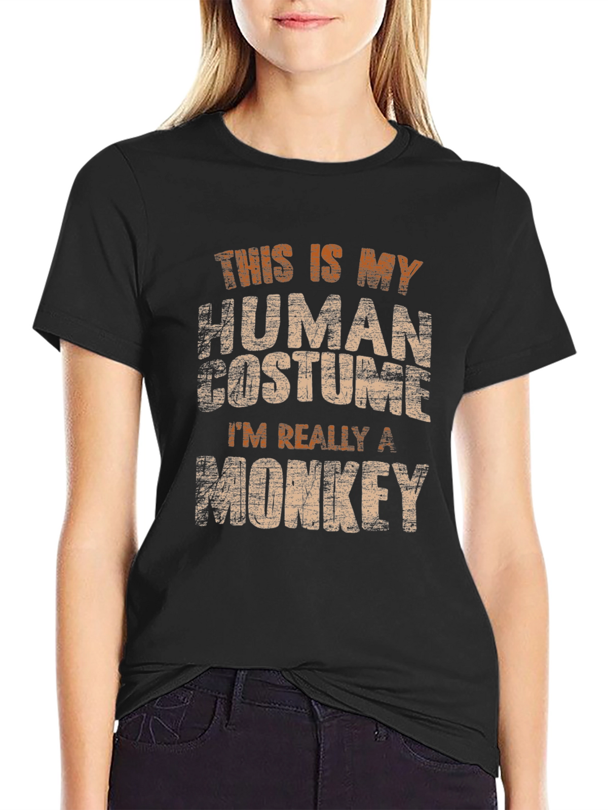 Human Costume Monkey Tee