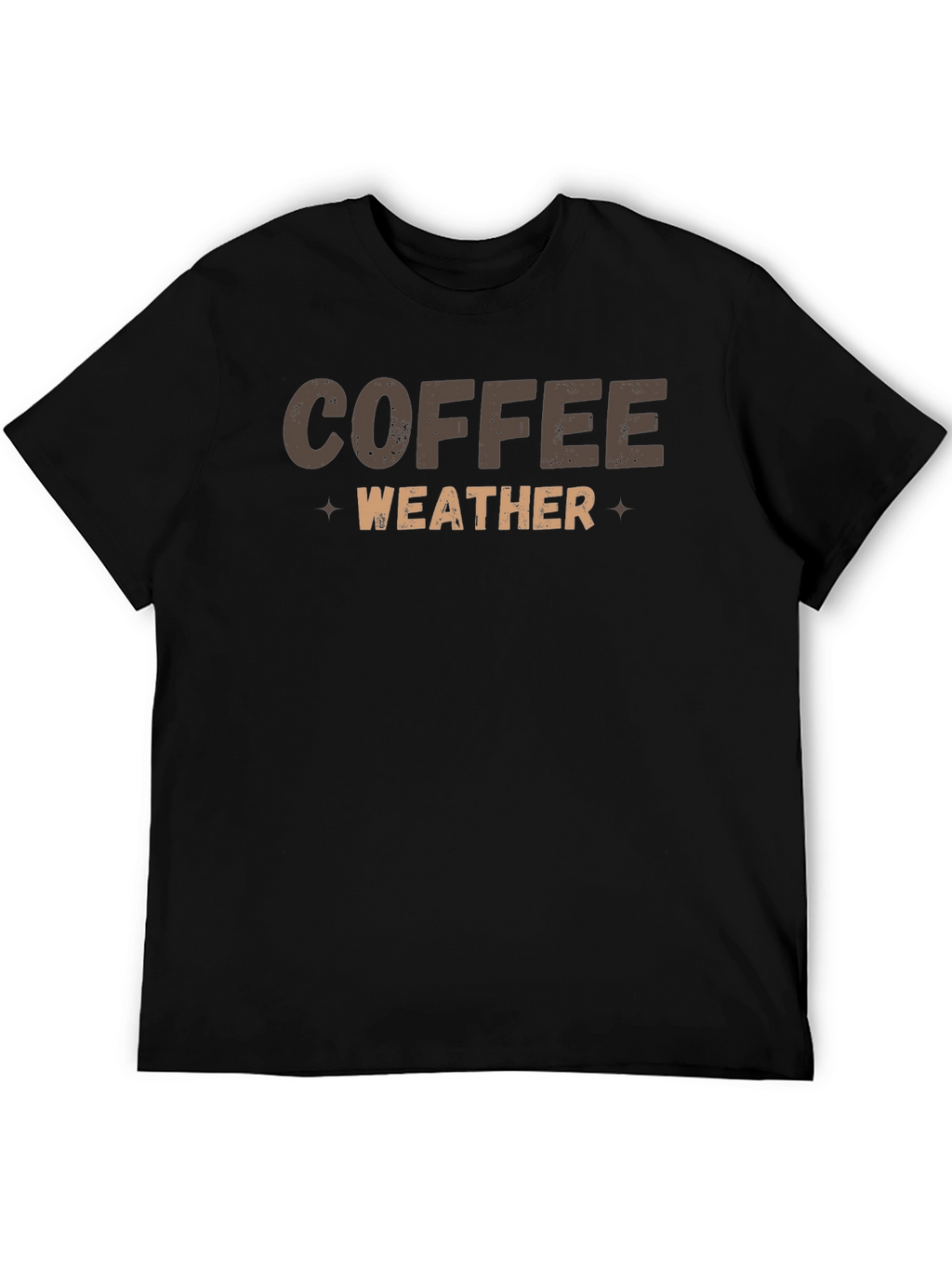 Coffee Weather Black Graphic Tee