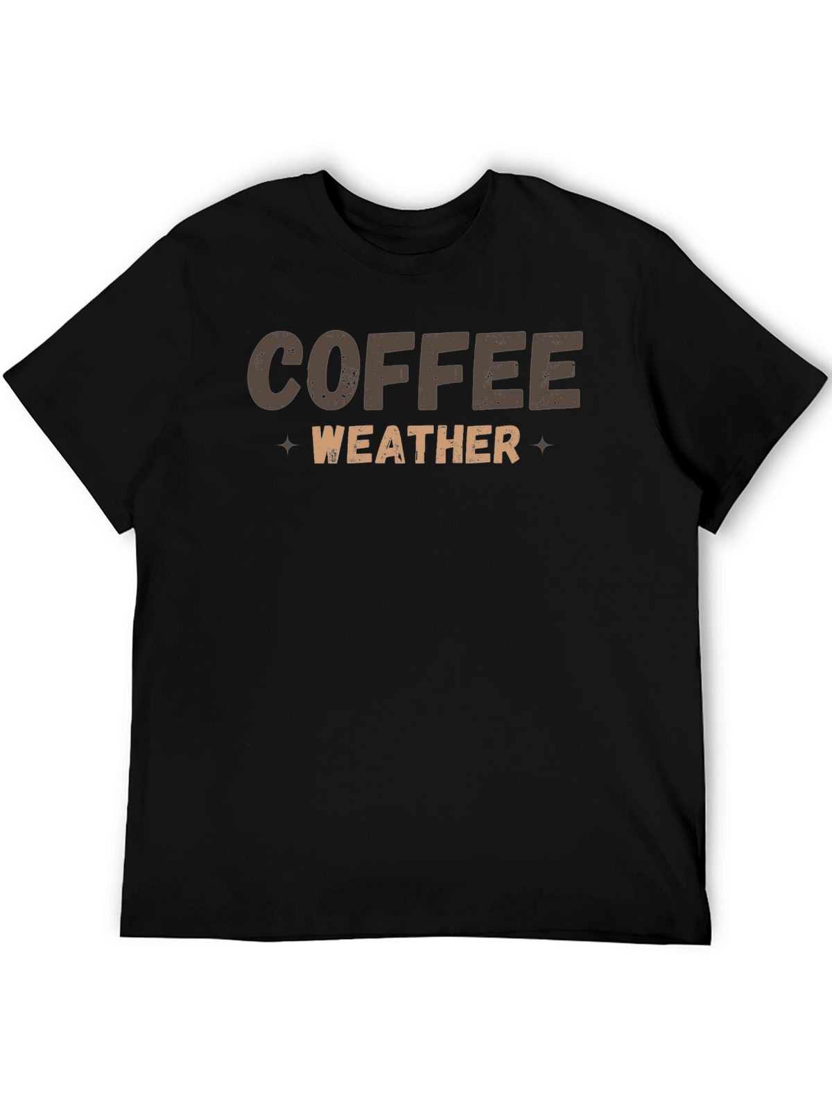 Coffee Weather Black Graphic Tee
