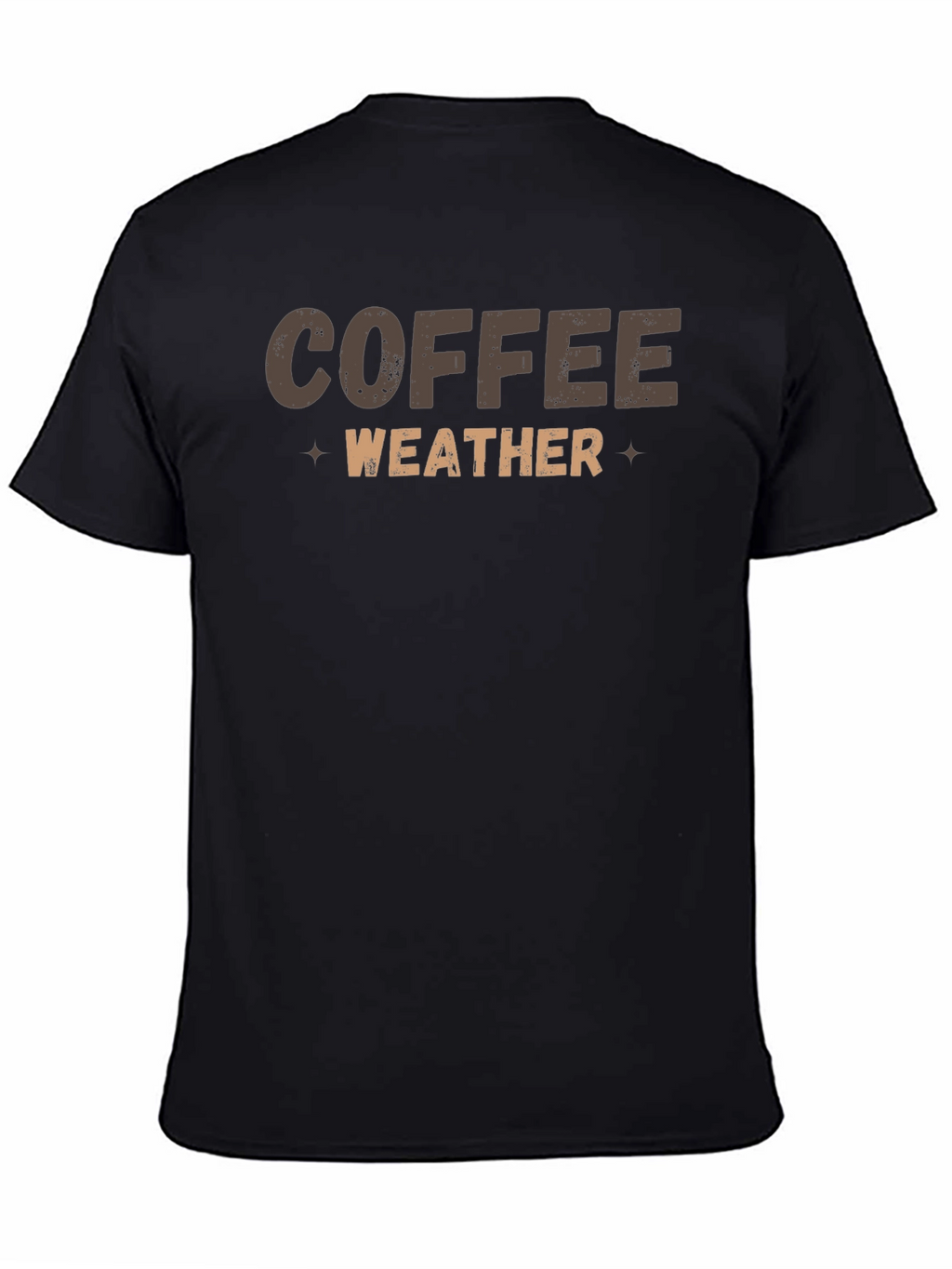 Coffee Weather Black Graphic Tee