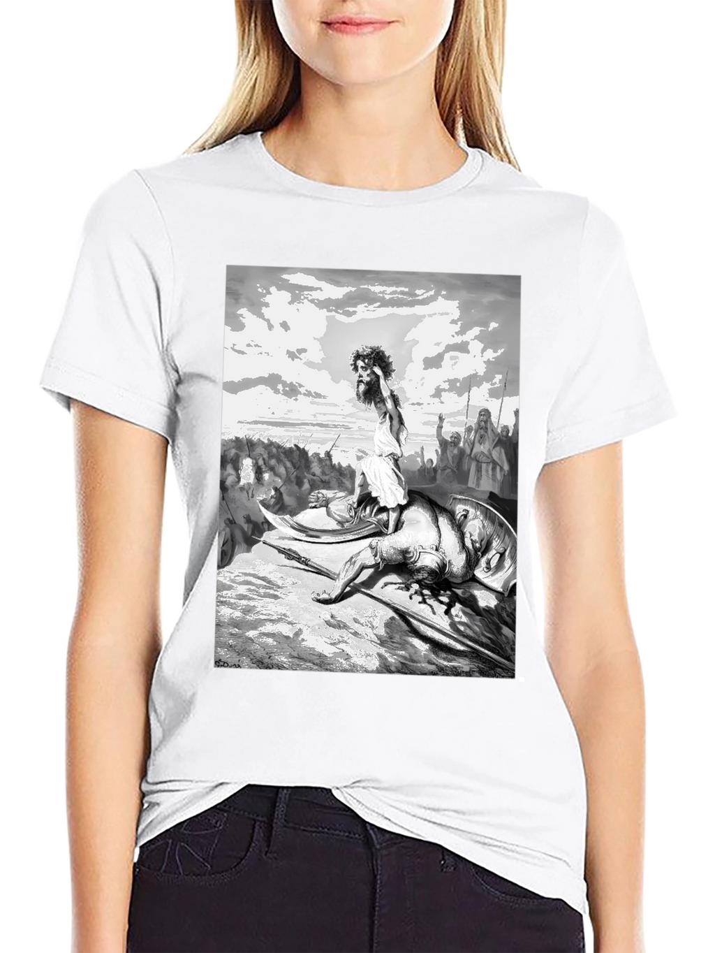David and Goliath Graphic T-Shirt