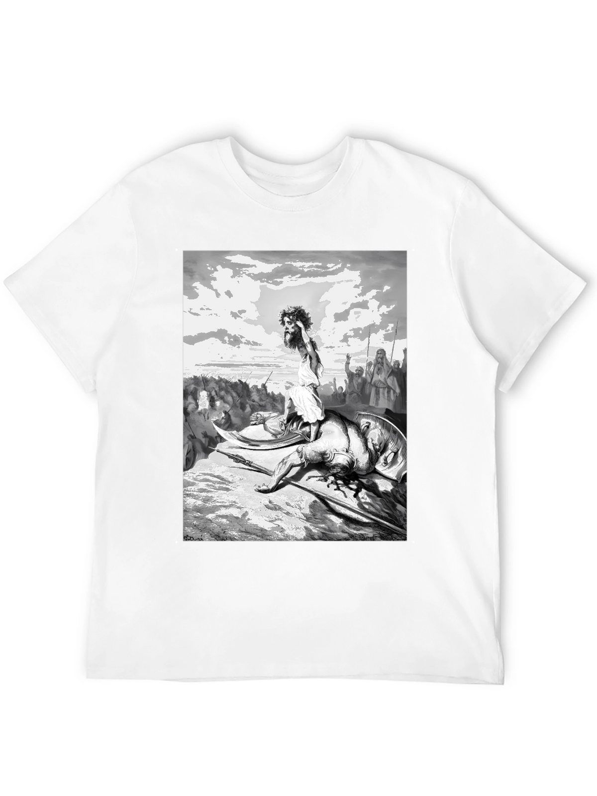 David and Goliath Graphic T-Shirt