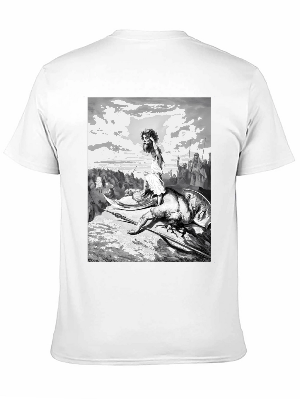 David and Goliath Graphic T-Shirt
