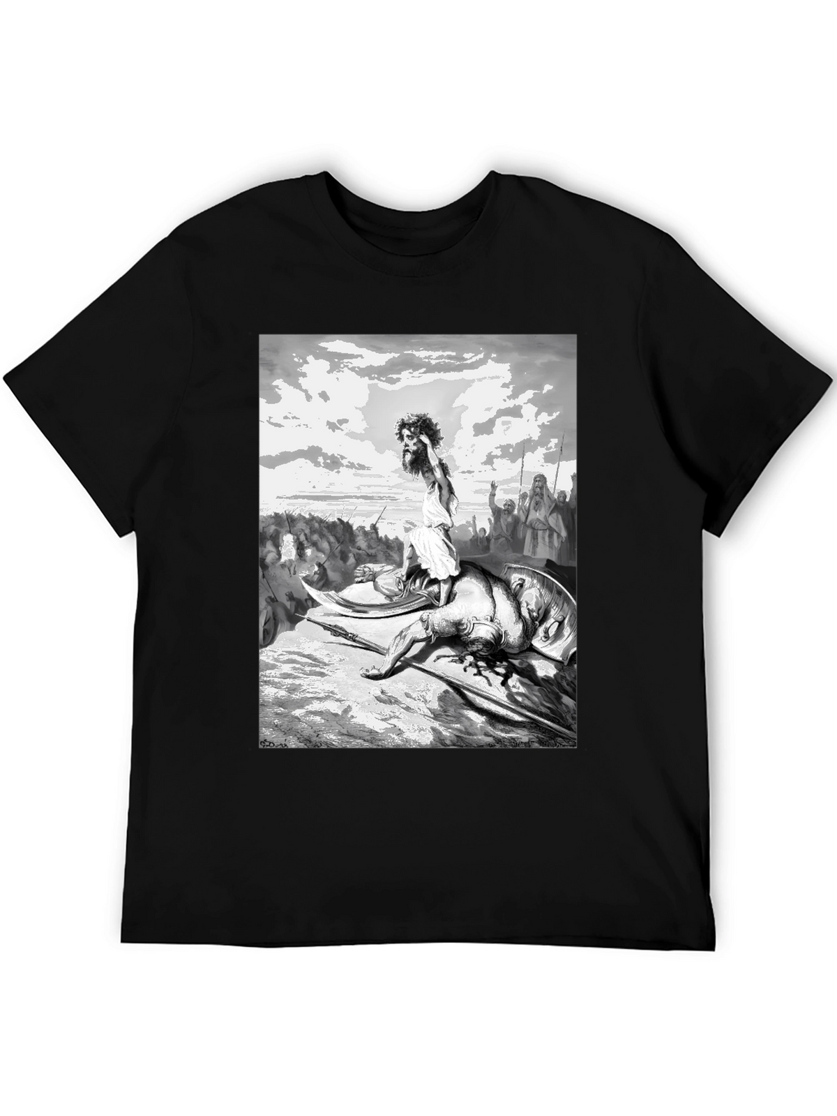 David and Goliath Graphic T-Shirt