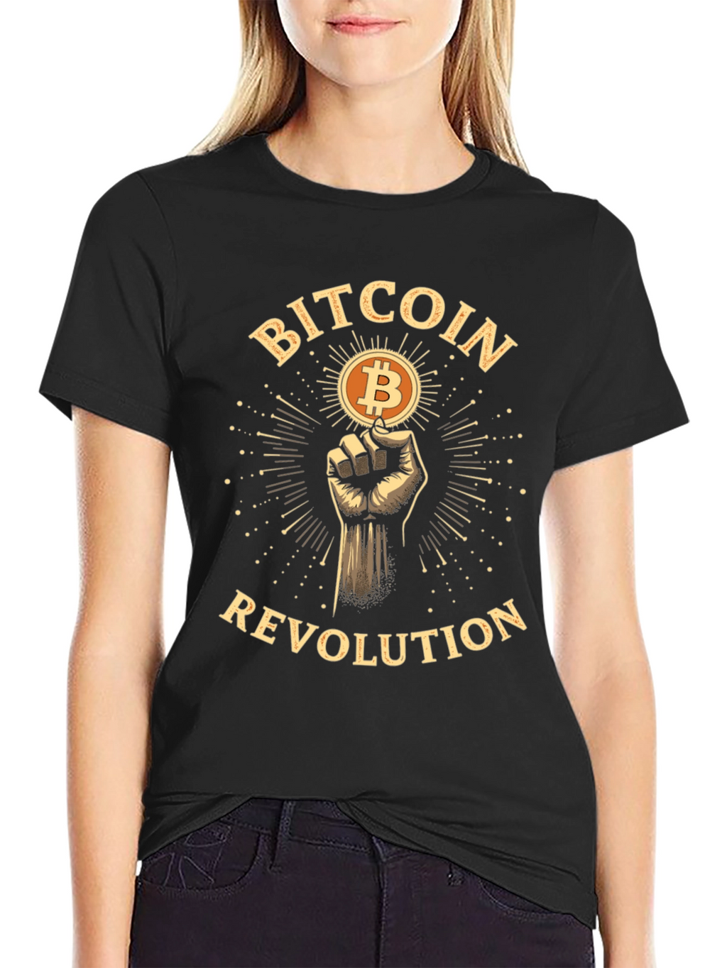 Bitcoin Revolution T-Shirt - Crypto Supporter Tee