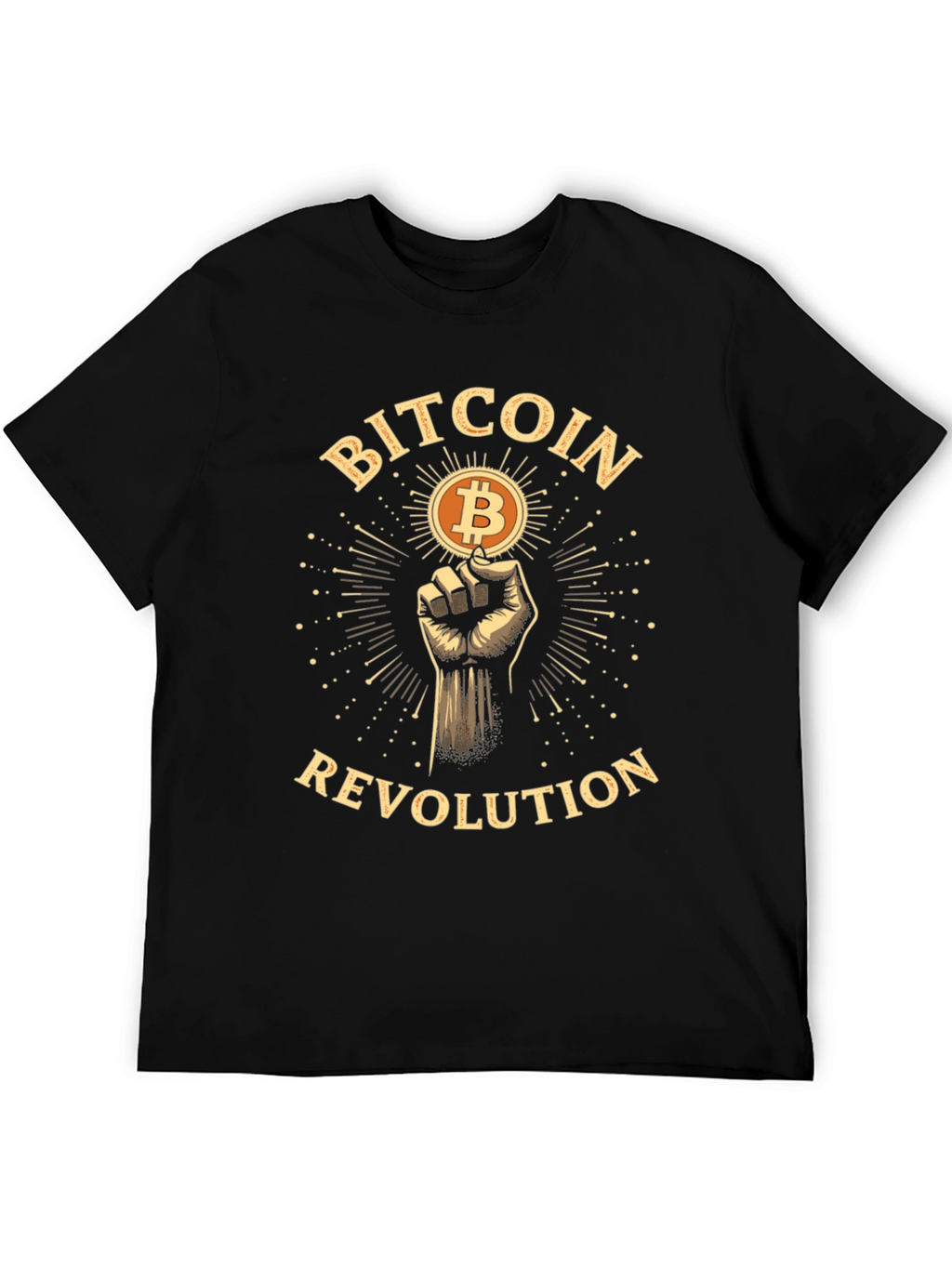 Bitcoin Revolution T-Shirt - Crypto Supporter Tee