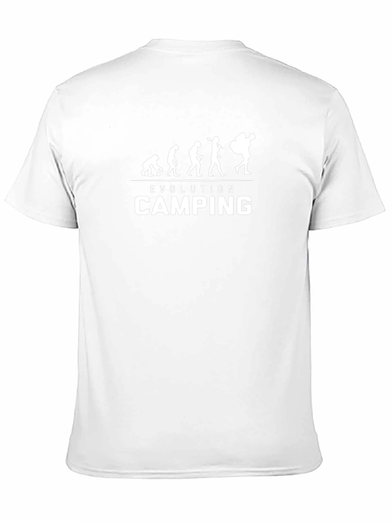 Evolution of Camping Graphic T-Shirt
