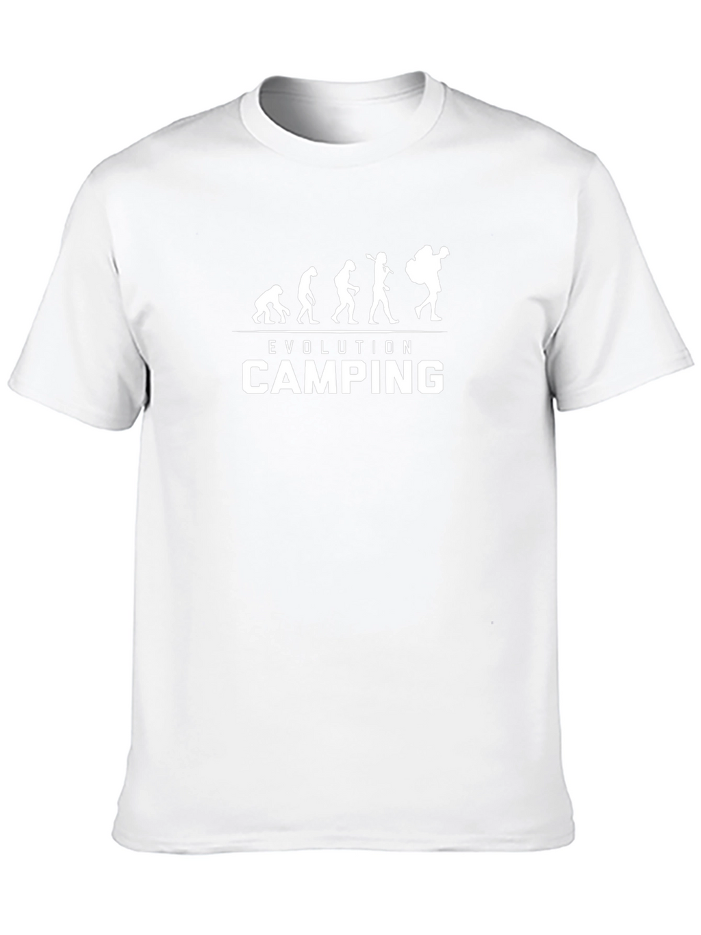 Evolution of Camping Graphic T-Shirt