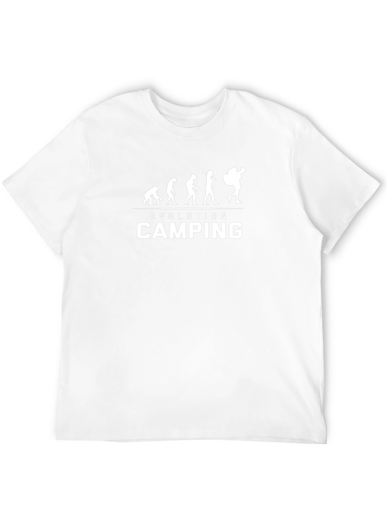 Evolution of Camping Graphic T-Shirt