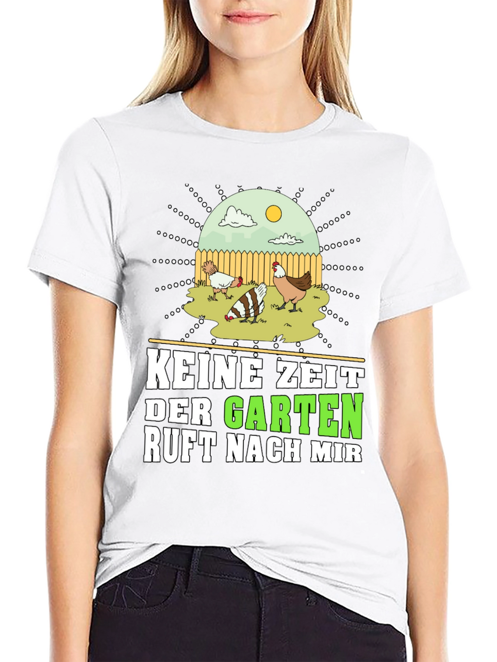 Keine Zeit Der Garten Ruft Nach Mir Graphic Tee