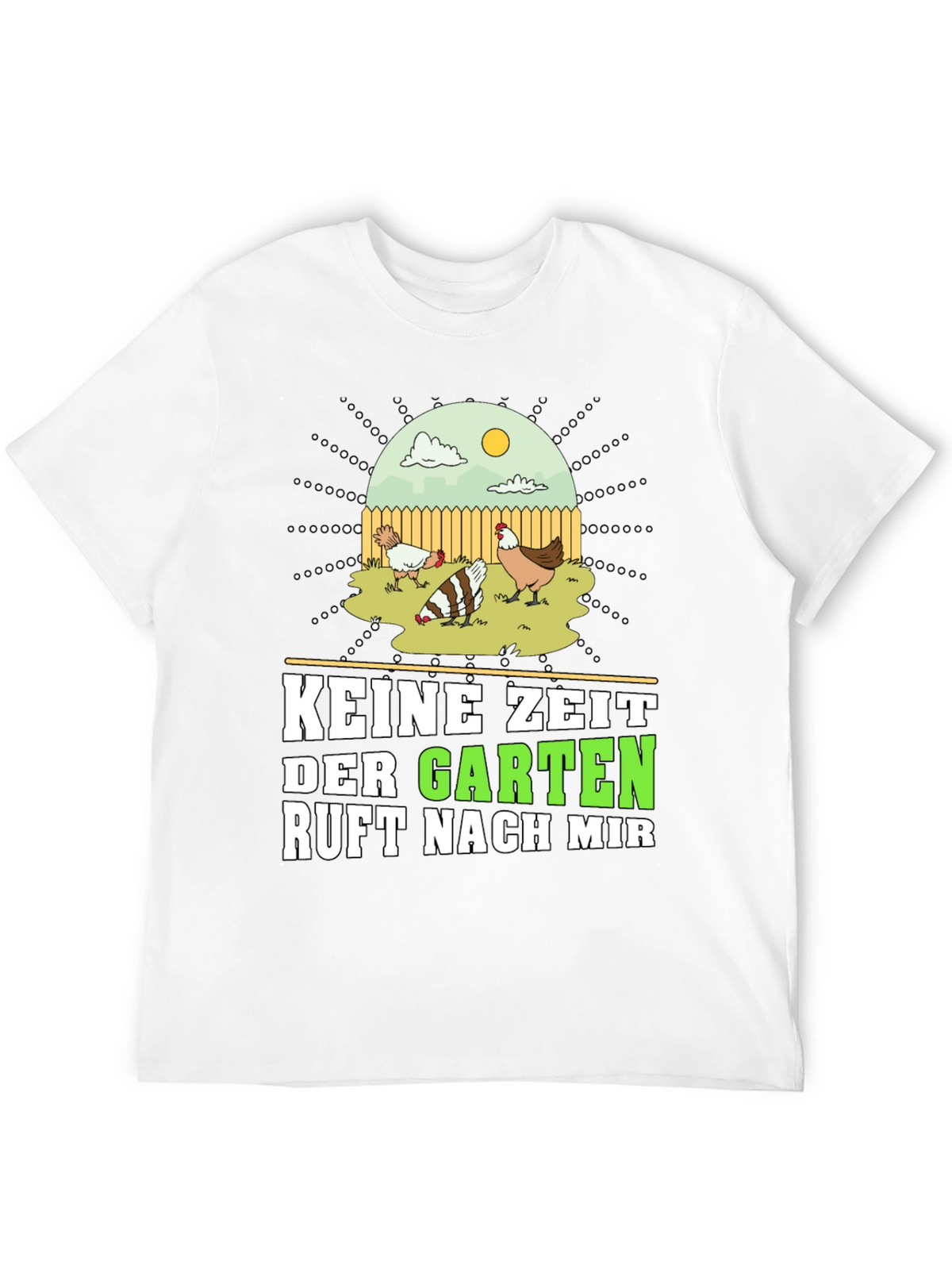 Keine Zeit Der Garten Ruft Nach Mir Graphic Tee