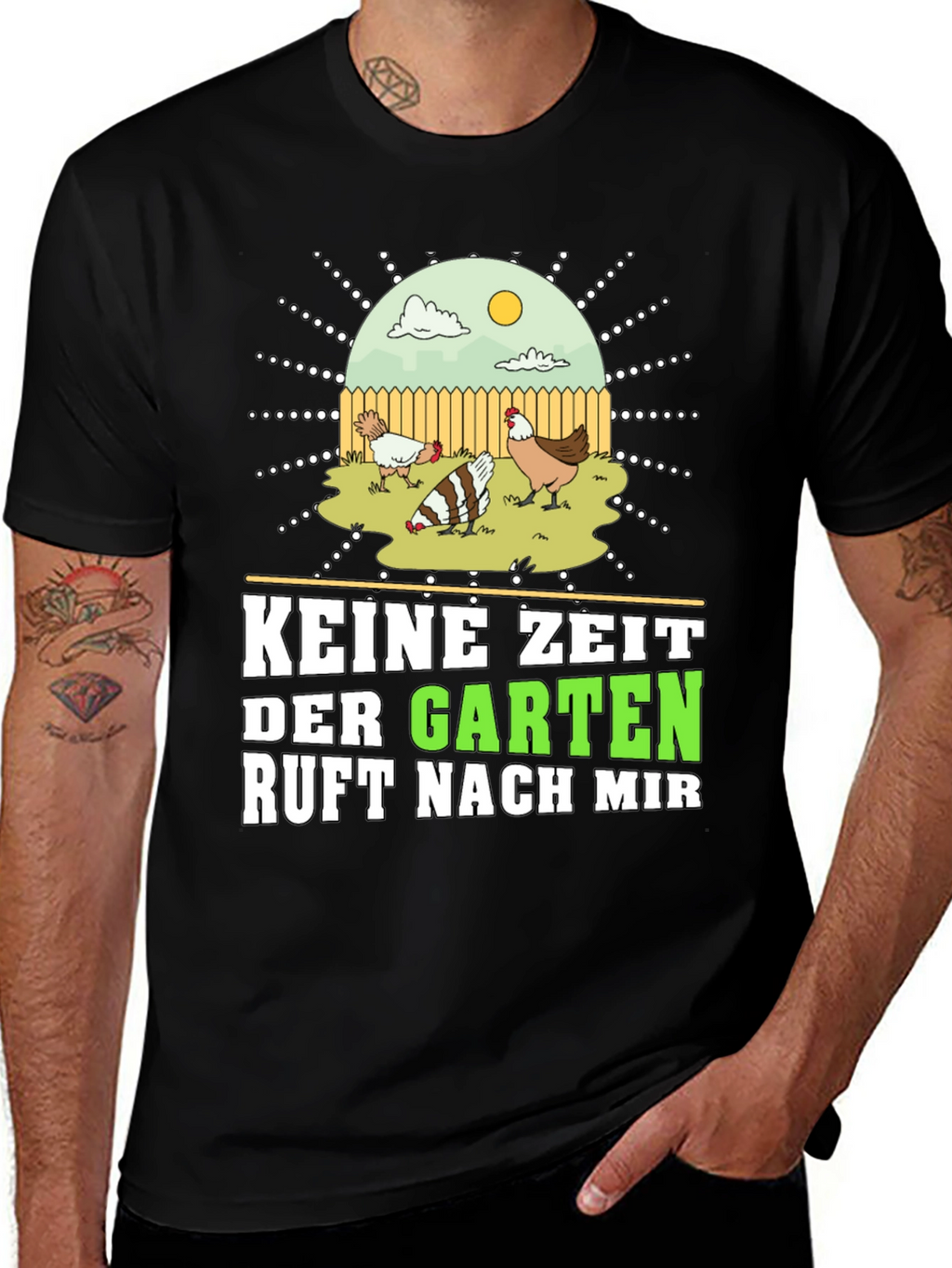 Keine Zeit Der Garten Ruft Nach Mir Graphic Tee