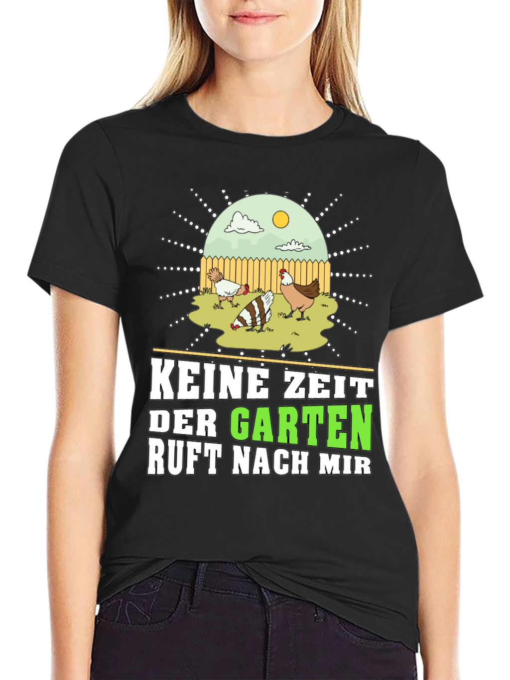 Keine Zeit Der Garten Ruft Nach Mir Graphic Tee