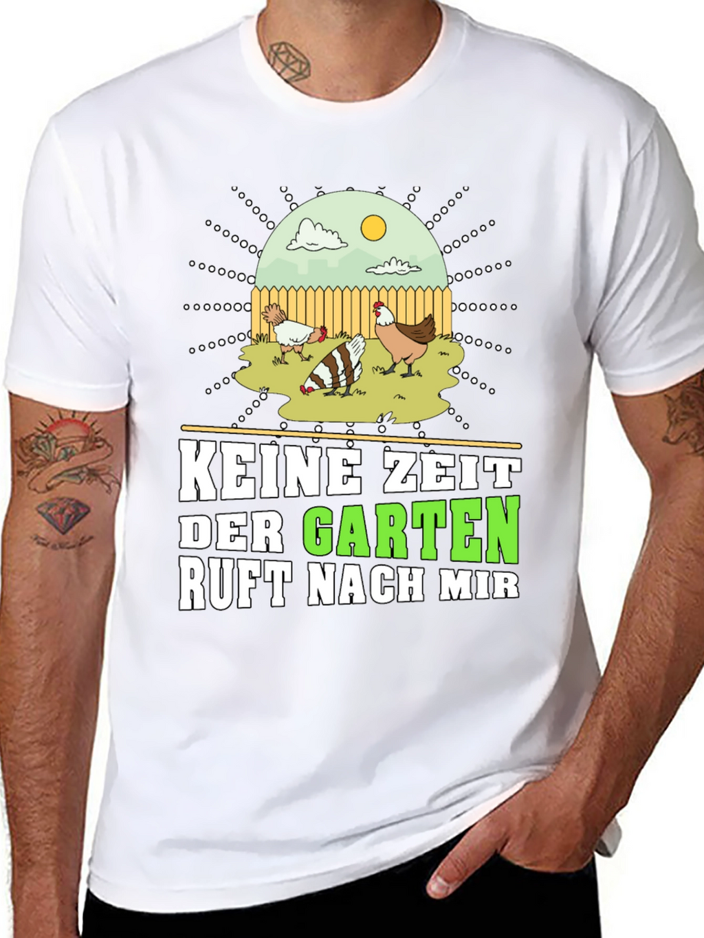 Keine Zeit Der Garten Ruft Nach Mir Graphic Tee