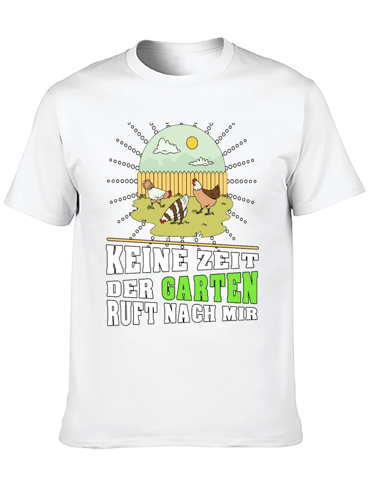 Keine Zeit Der Garten Ruft Nach Mir Graphic Tee