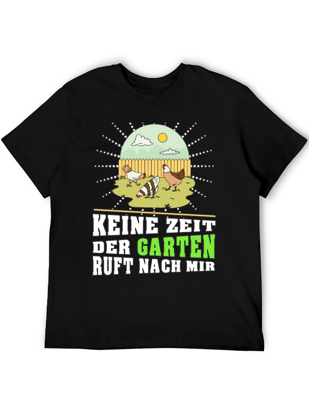 Keine Zeit Der Garten Ruft Nach Mir Graphic Tee