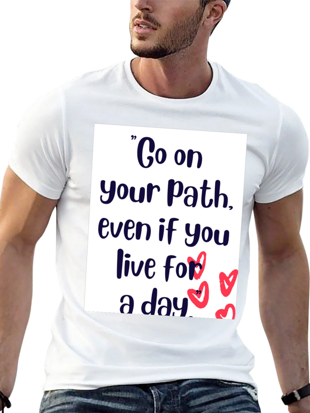 Inspirational Path Graphic T-Shirt