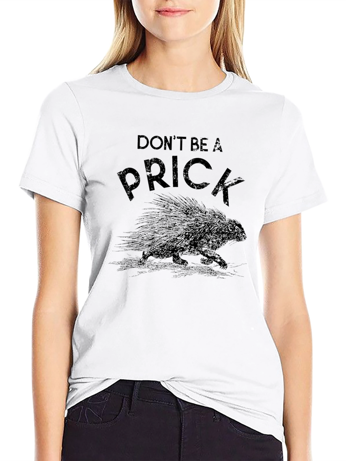 Dont Be A Prick Porcupine Graphic T-Shirt