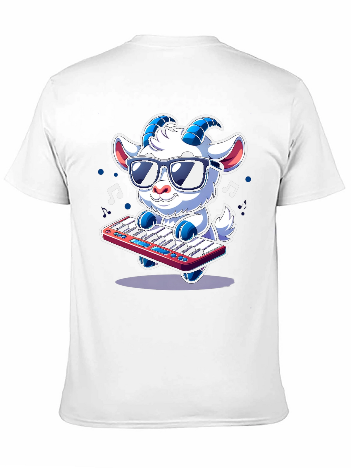 Cool Goat Keyboardist T-Shirt - Music Lover Tee