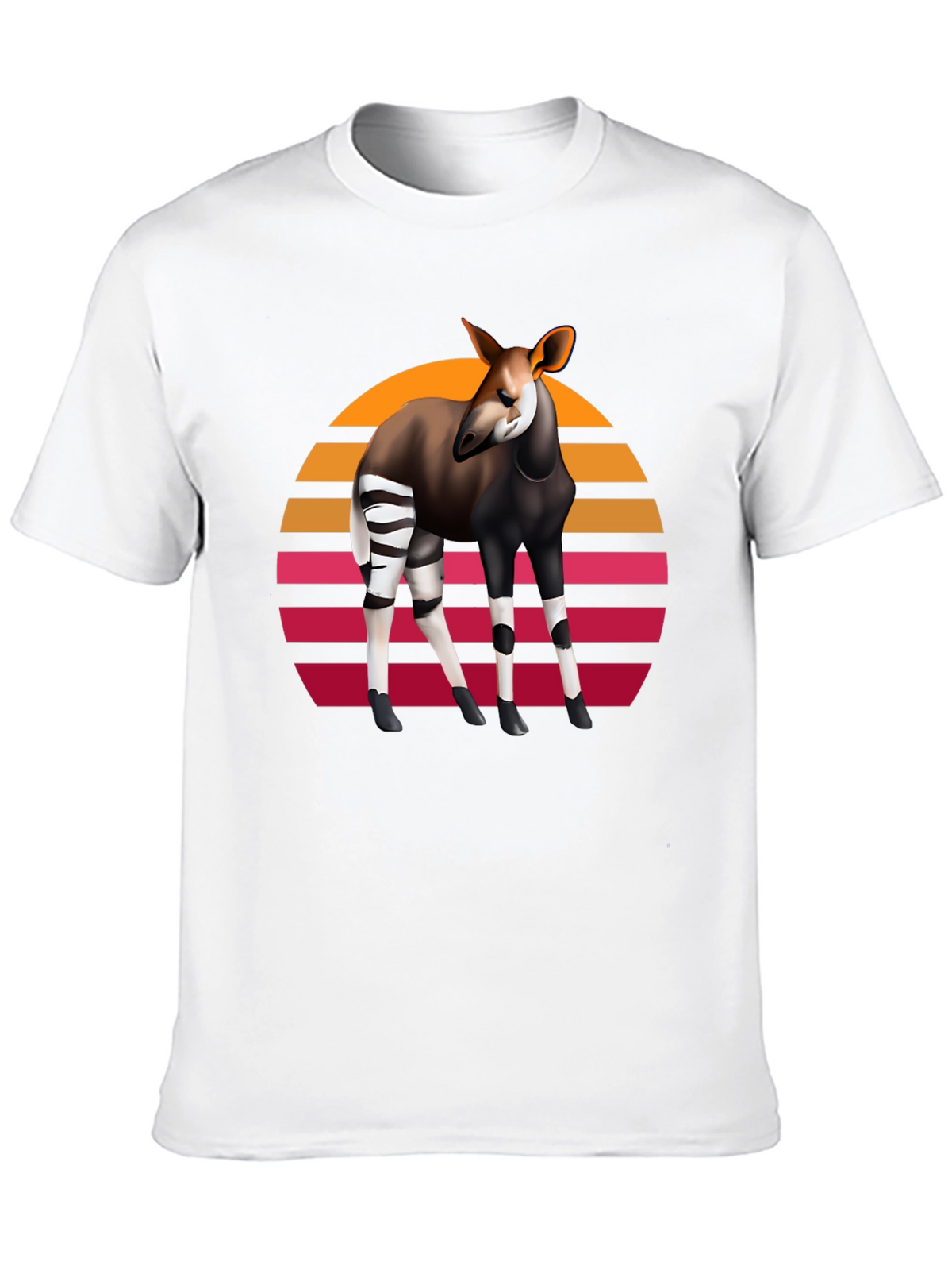 Okapi Retro Sunset Graphic Tee