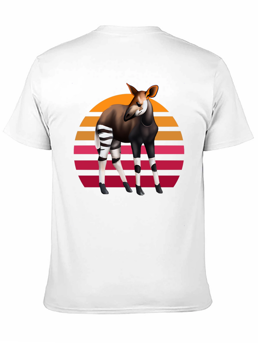 Okapi Retro Sunset Graphic Tee