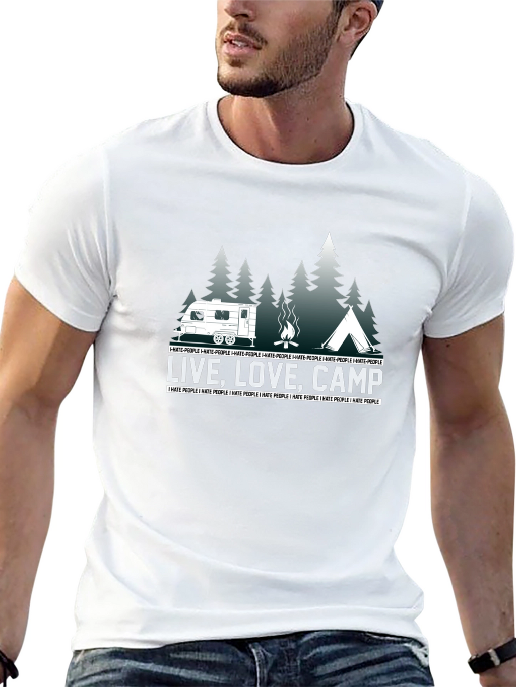 Live Love Camp Graphic T-Shirt