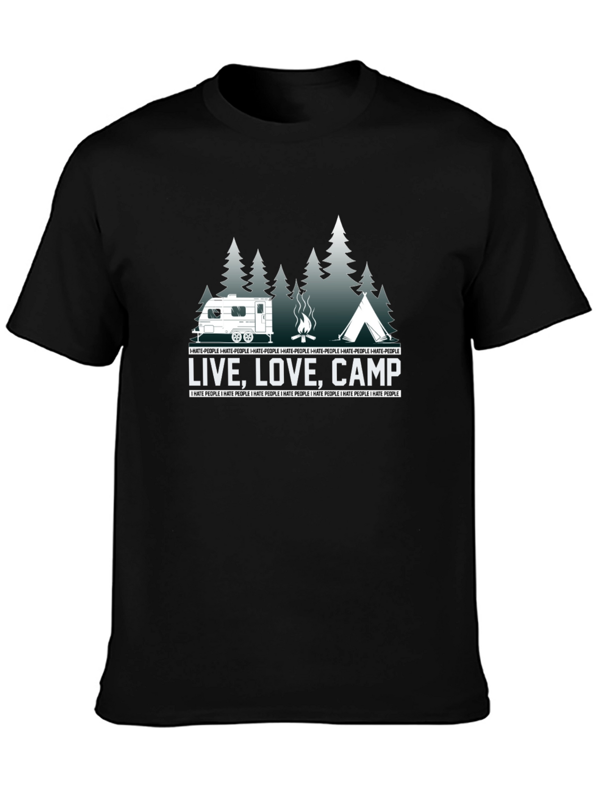 Live Love Camp Graphic T-Shirt