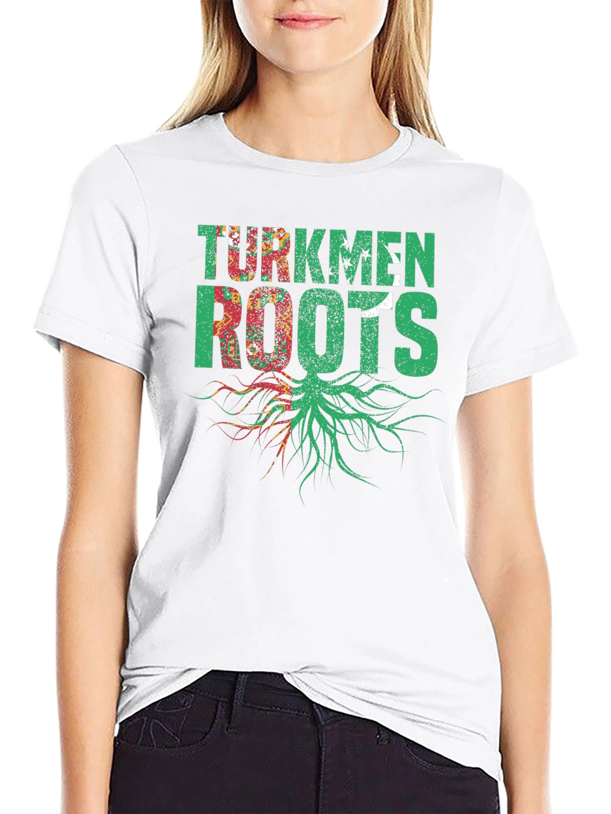 Turkmen Roots Black T-Shirt