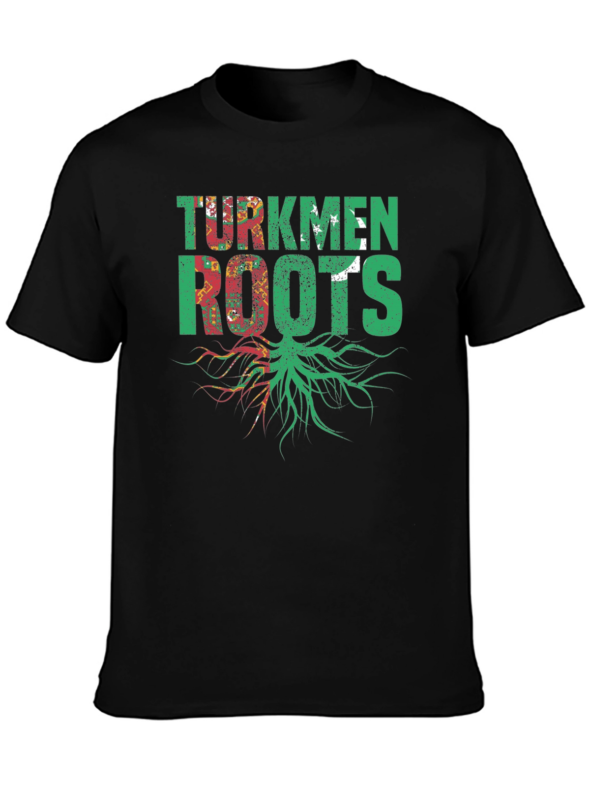 Turkmen Roots Black T-Shirt
