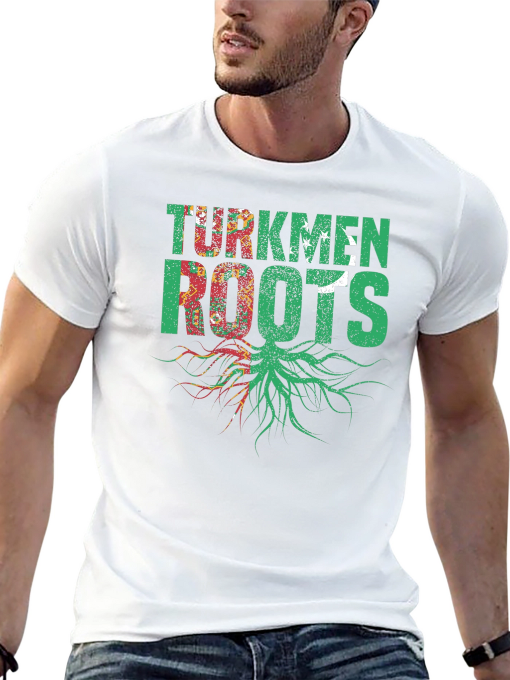 Turkmen Roots Black T-Shirt