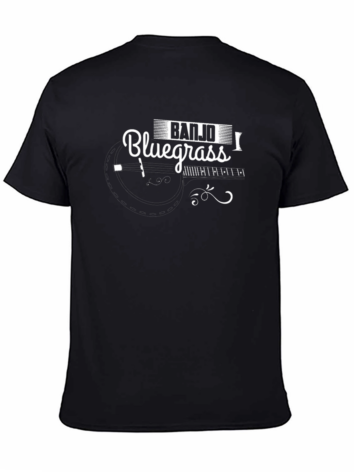 Banjo Bluegrass Graphic Tee - Black