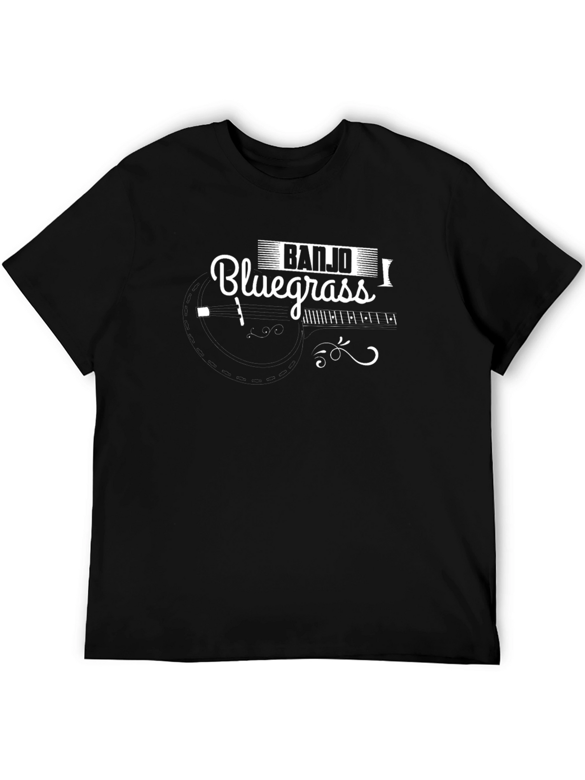 Banjo Bluegrass Graphic Tee - Black
