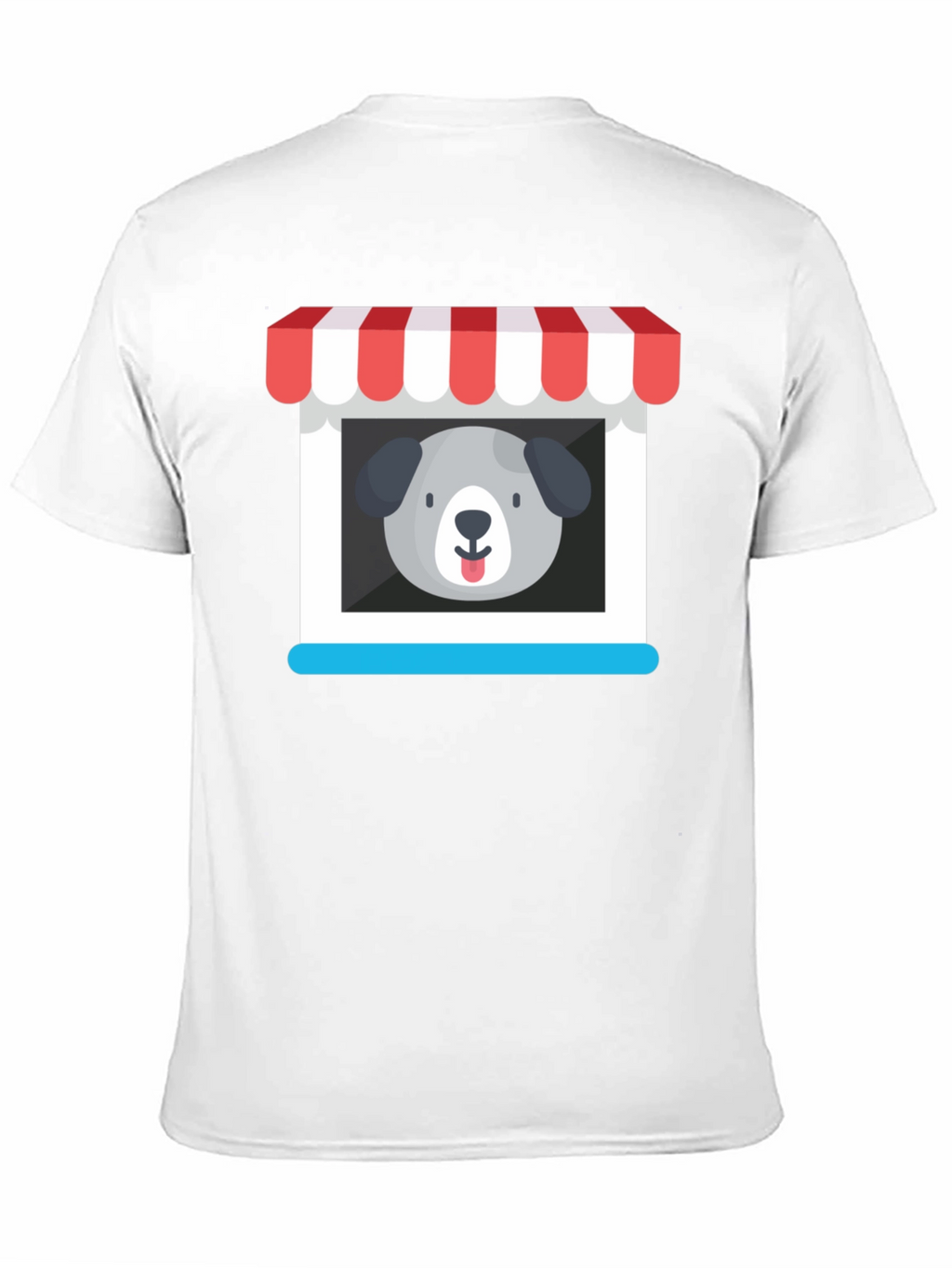 Cute Dog Storefront Graphic Tee