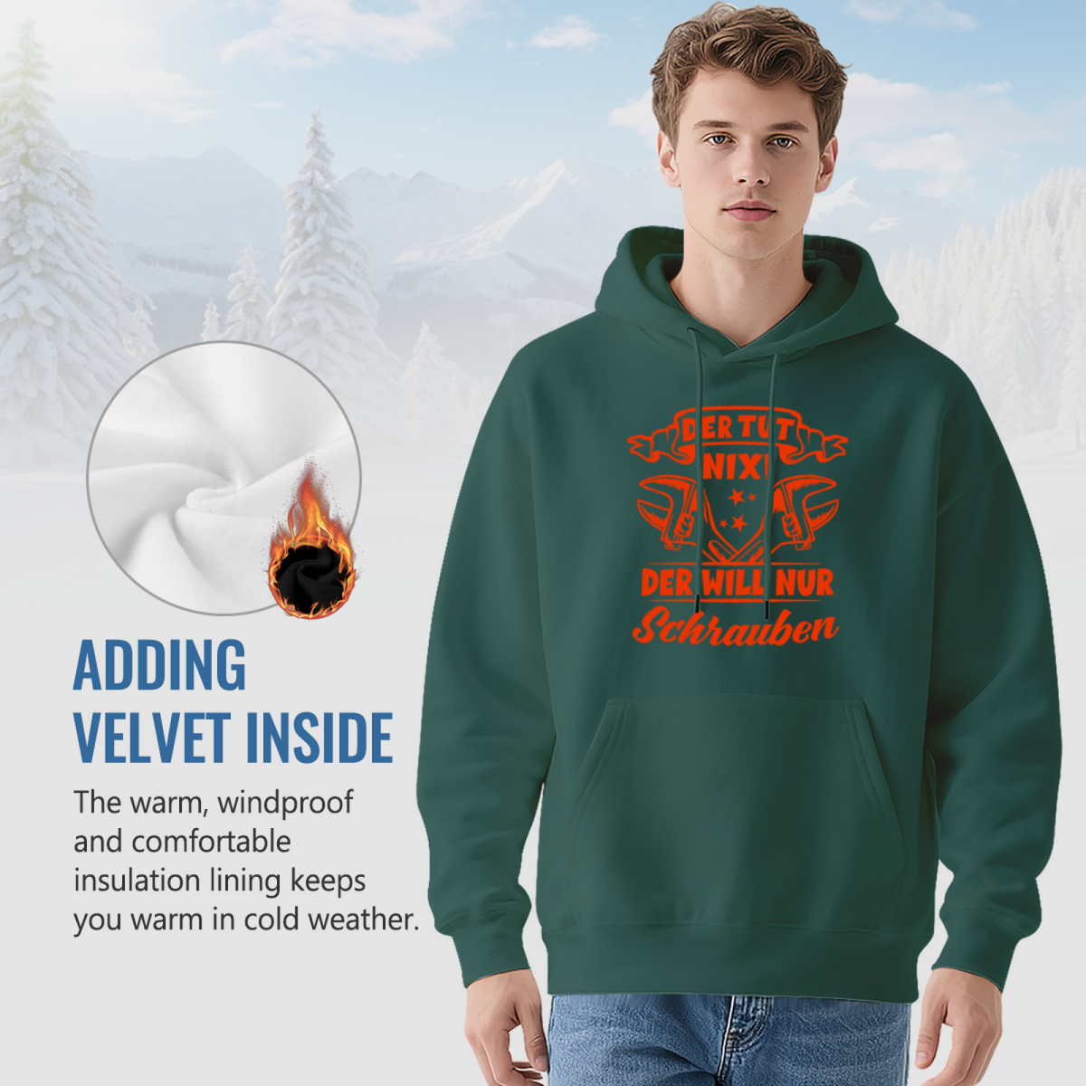 German Funny Hoodie