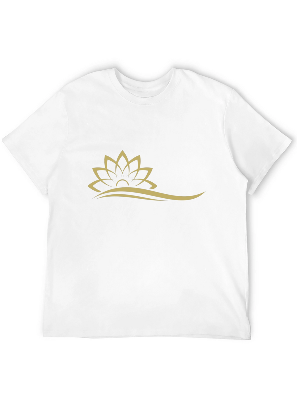 Lotus Flower Graphic Tee - Mens Black T-Shirt