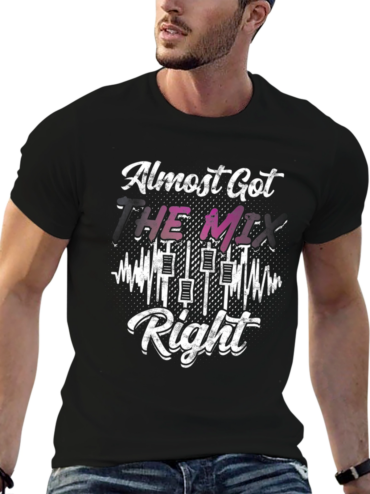 Almost Got The Mix Right DJ Graphic Tee