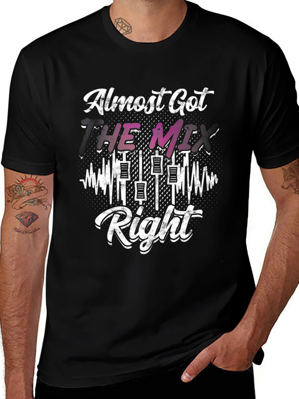 Almost Got The Mix Right DJ Graphic Tee