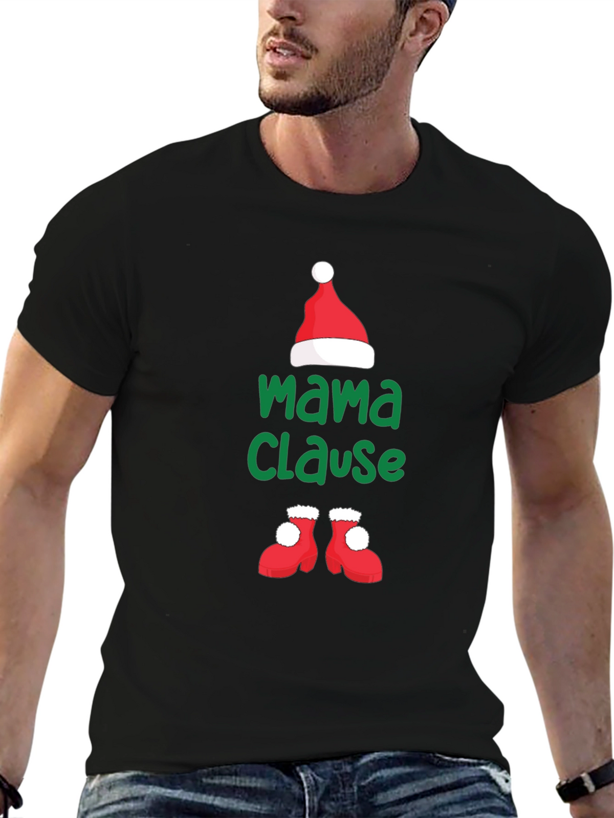 Mama Clause Christmas T-Shirt - Holiday Festive Apparel