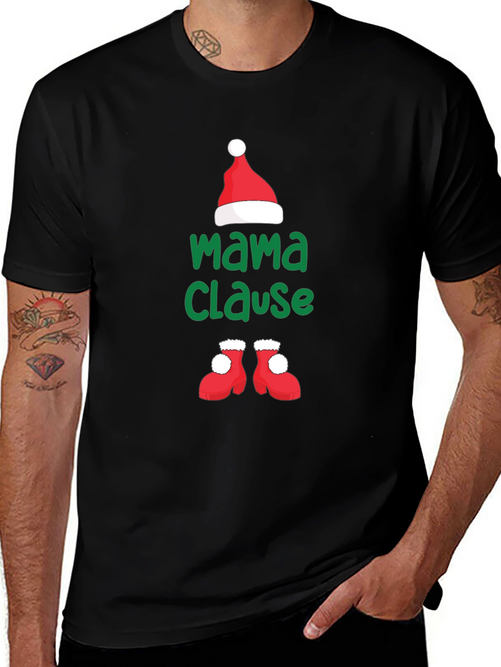 Mama Clause Christmas T-Shirt - Holiday Festive Apparel