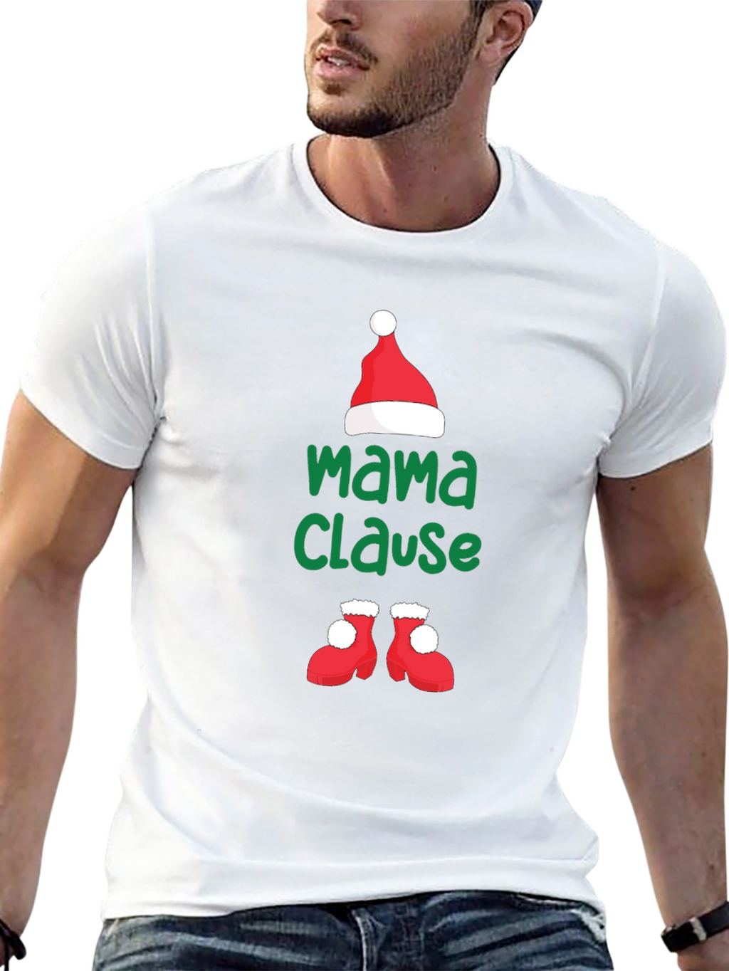 Mama Clause Christmas T-Shirt - Holiday Festive Apparel