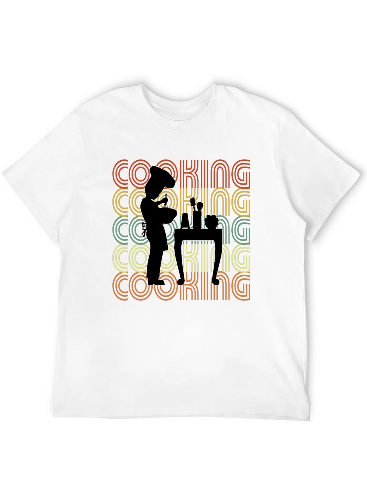 Chef Cooking Retro Graphic T-Shirt