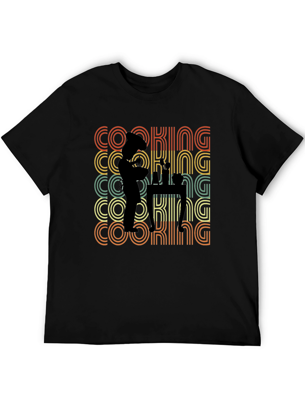 Chef Cooking Retro Graphic T-Shirt